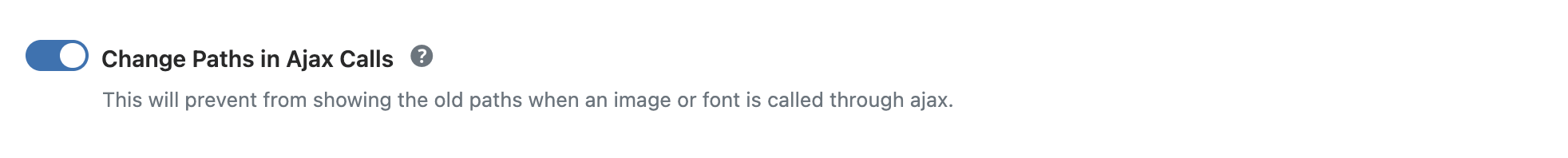 WP Ghost toggle to change paths in AJAX calls for consistent path security