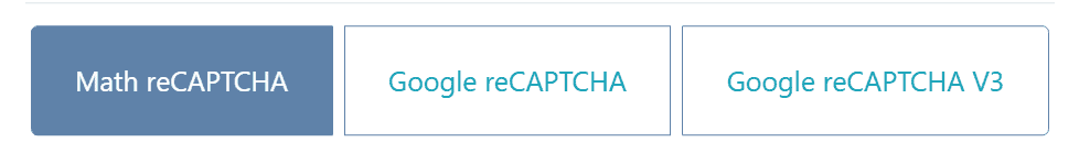 WP Ghost Math reCAPTCHA selection in Brute Force Settings