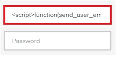 Script injection attack on a WordPress login page