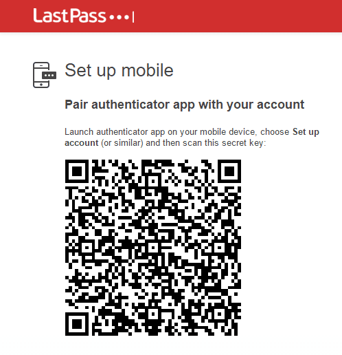 LastPass Authenticator app showing New Account screen for WP Ghost 2FA