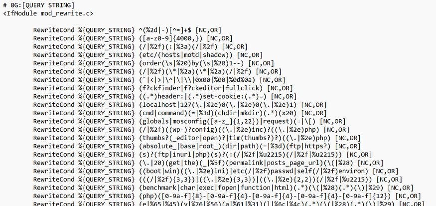 8G Firewall protection shield representing server-level security filtering in WP Ghost