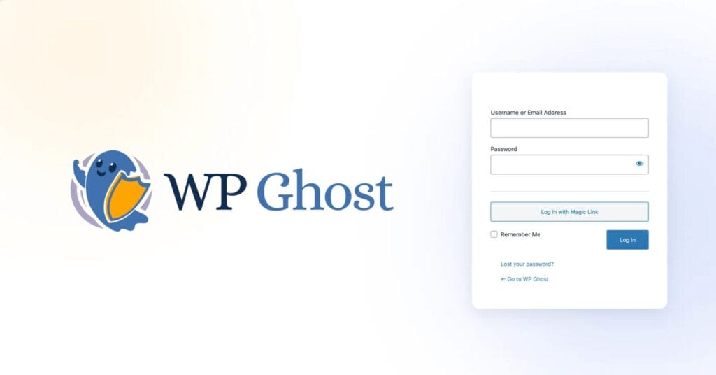 Split layout login page example with background image and form panel