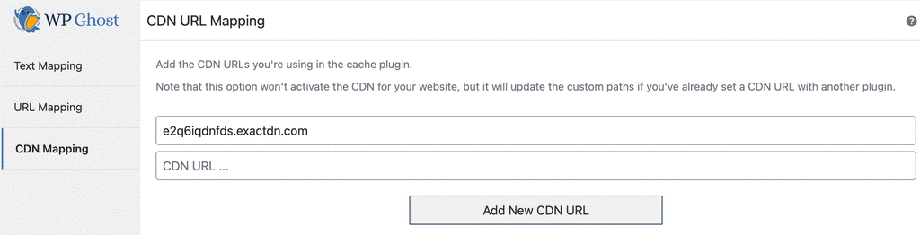 Enter your CDN domain